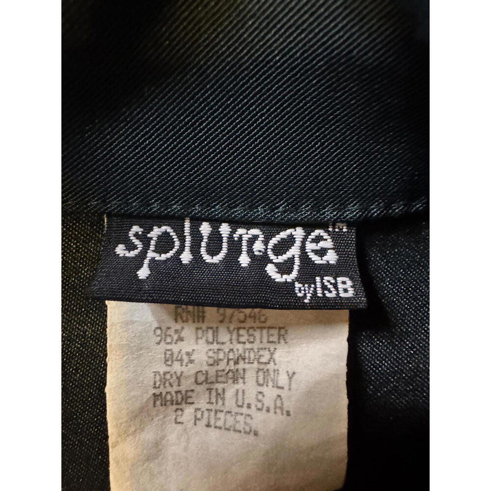 Vintage Splurge Dark Green Dress & Jacket Set |90s Minimalist |Made in USA |Sz M - Picture 4 of 9